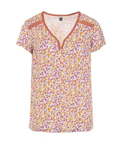 BLOUSE MC IMPRIME CLAIE
