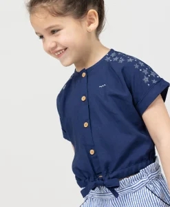 BLOUSE MC MARINE ODELIA