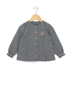 BLOUSE ML CARREAUX CHAMOINE