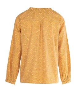 BLOUSE ML IMPRIME JAUNE BALDORE