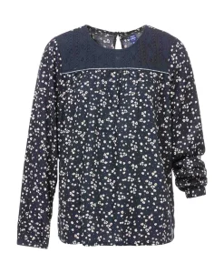 BLOUSE ML IMPRIME NATUREL EBENA