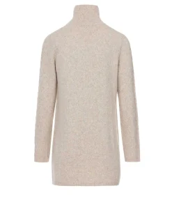 CARDIGAN TRICOT BEIGE CHINE DRAMA