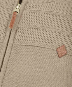 CARDIGAN TRICOT BEIGE IZORI