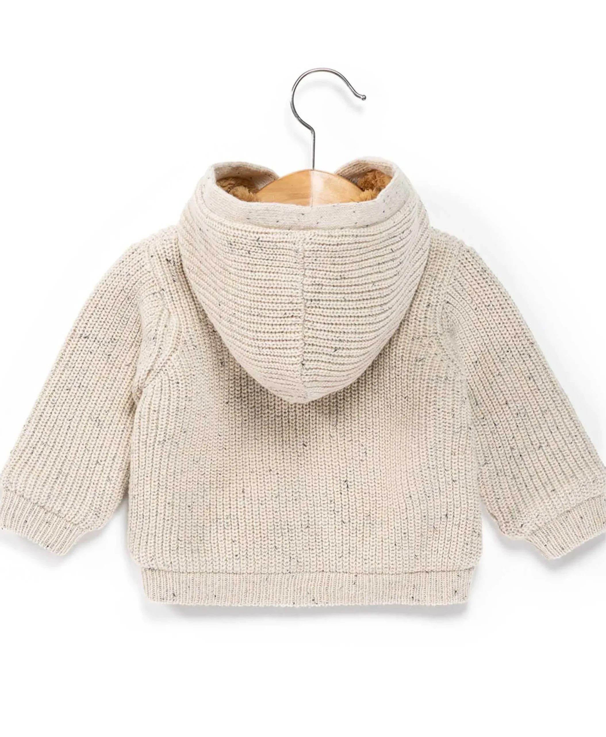 CARDIGAN TRICOT BEIGE PUCE GEORGES