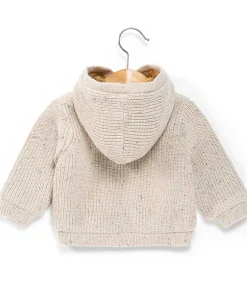 CARDIGAN TRICOT BEIGE PUCE GEORGES