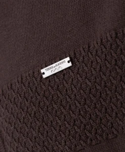 CARDIGAN TRICOT CHOCOLAT ITARO