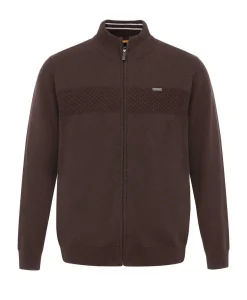CARDIGAN TRICOT CHOCOLAT ITARO