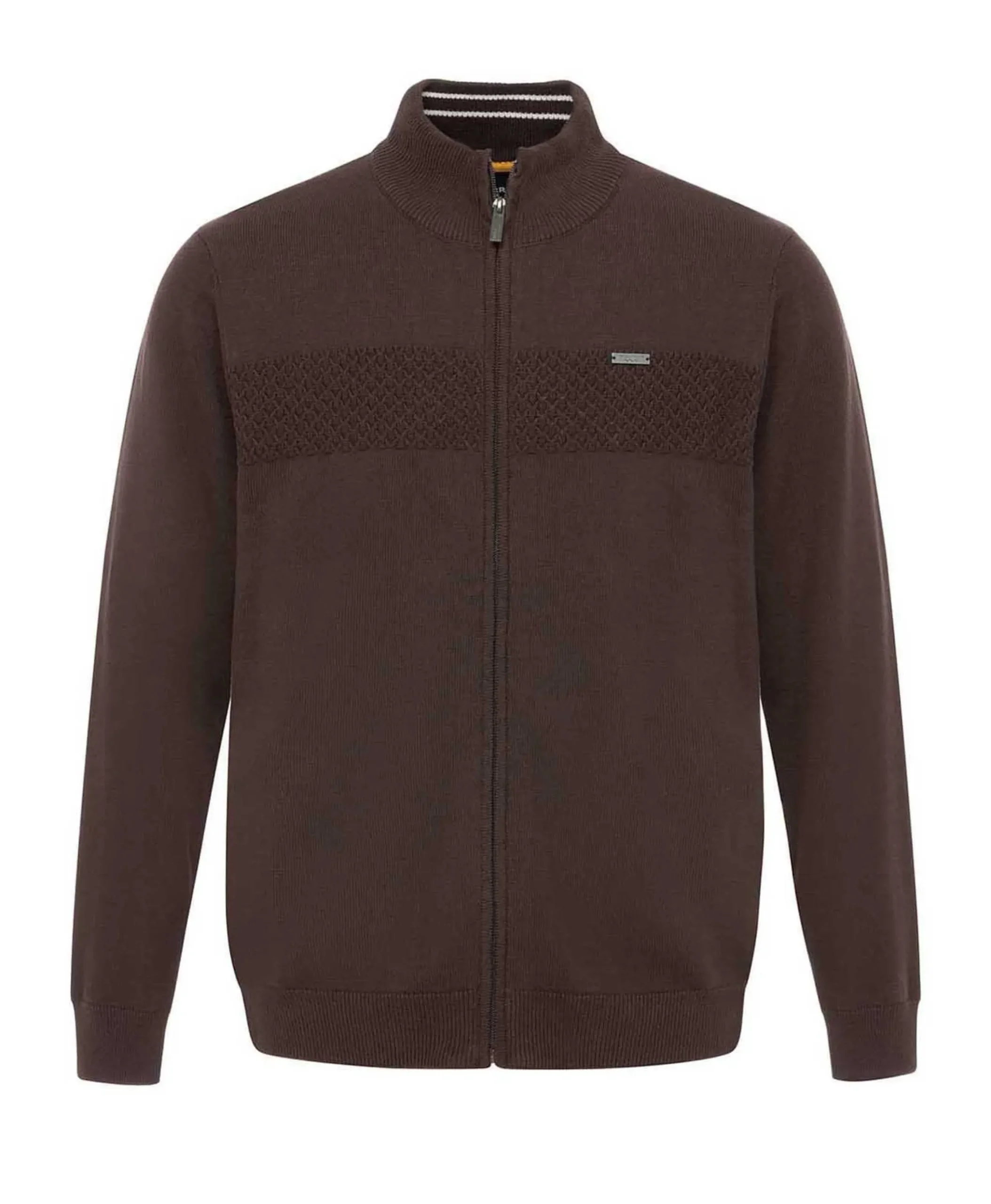CARDIGAN TRICOT CHOCOLAT ITARO