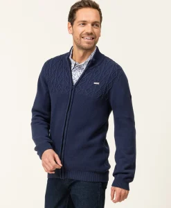 CARDIGAN TRICOT INDIGO GORSA