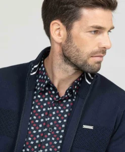 CARDIGAN TRICOT INDIGO ITARO