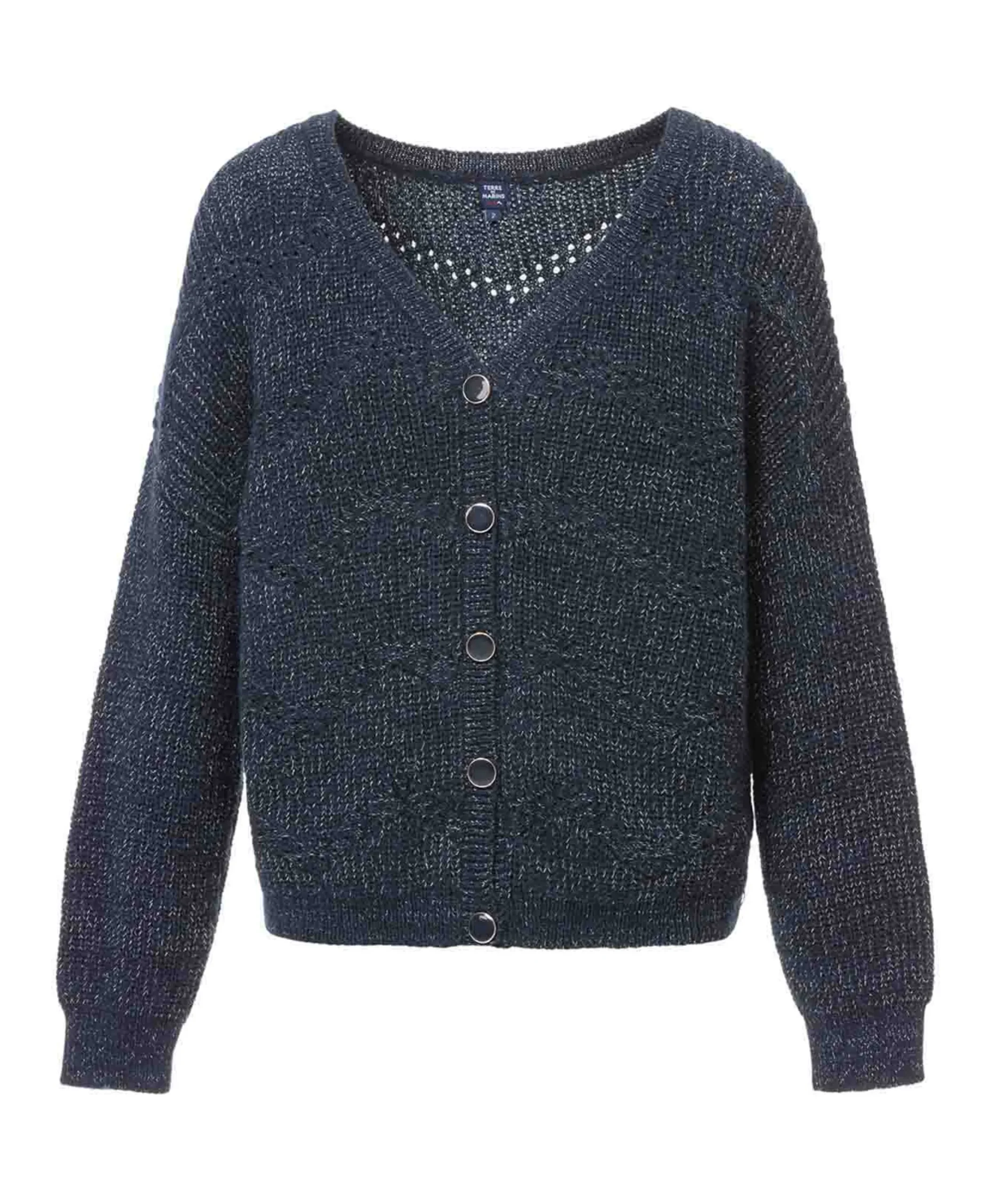 CARDIGAN TRICOT INDIGO TOKAINA