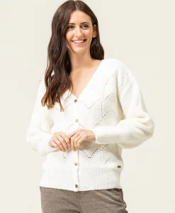 CARDIGAN TRICOT NATUREL KOUROS