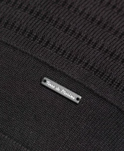CARDIGAN TRICOT NOIR GAZORI