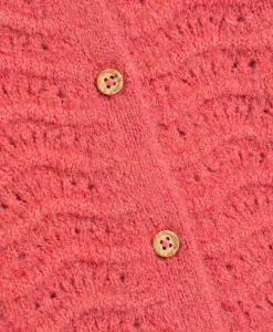 CARDIGAN TRICOT ROSE FONCE GIZAL