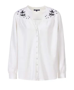 CHEMISE CHEMISIER MC BLANC OPTIQUE EVOE