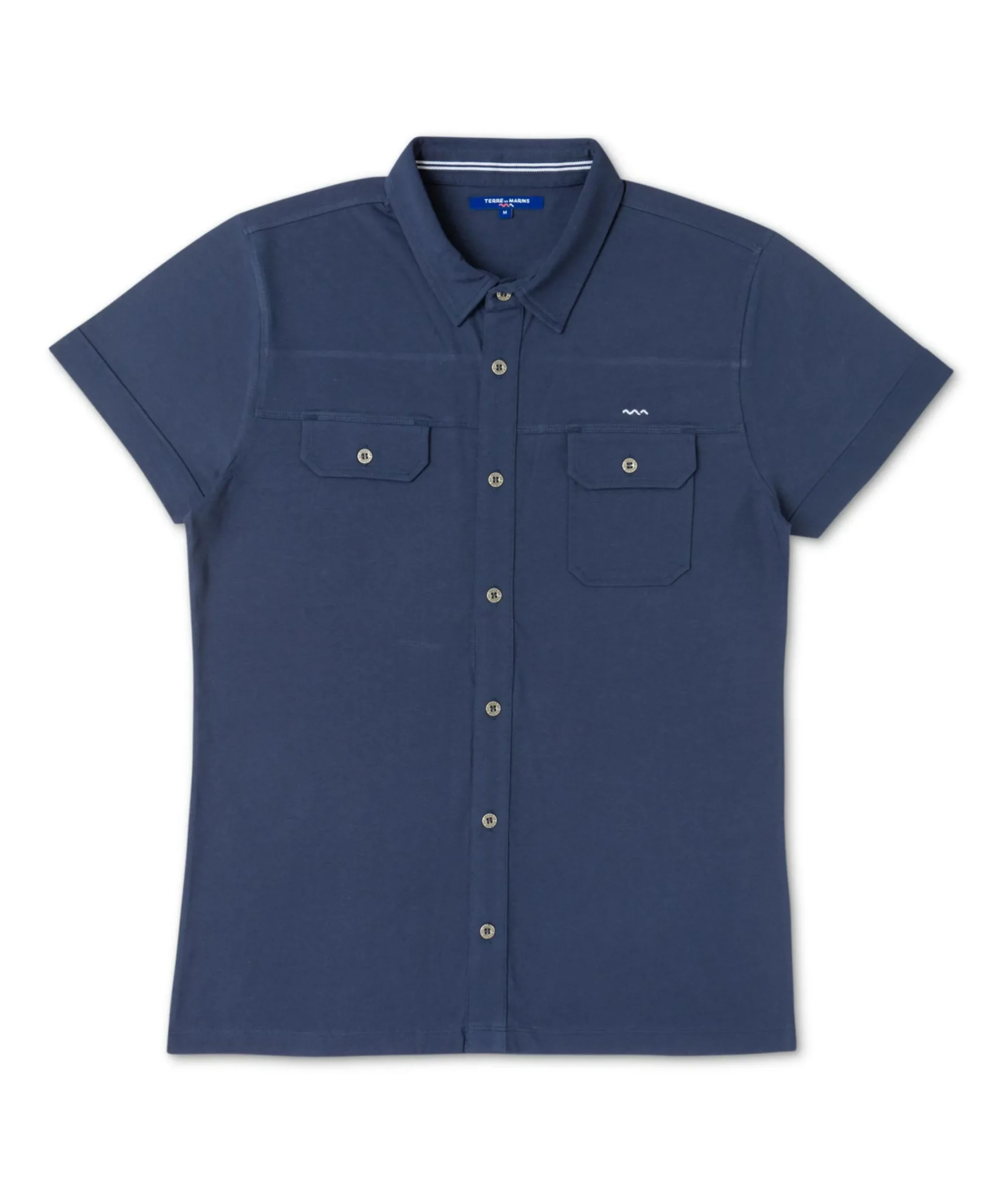 CHEMISE CHEMISIER MC INDIGO ERTOK