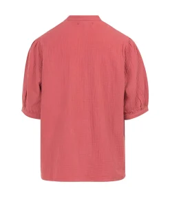 CHEMISE CHEMISIER MC TERRACOTTA EMISE