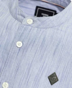CHEMISE CHEMISIER ML BLEU CIEL BELONA