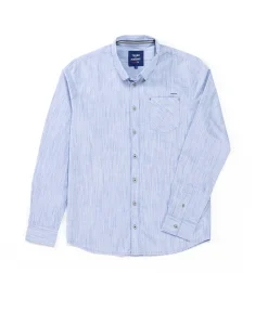 CHEMISE CHEMISIER ML BLEU CIEL CELONA