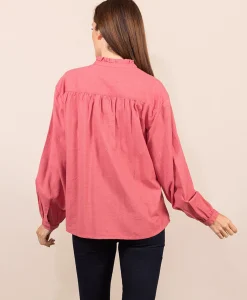 CHEMISE CHEMISIER ML BOIS DE ROSE CARVIE