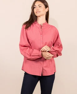 CHEMISE CHEMISIER ML BOIS DE ROSE CARVIE