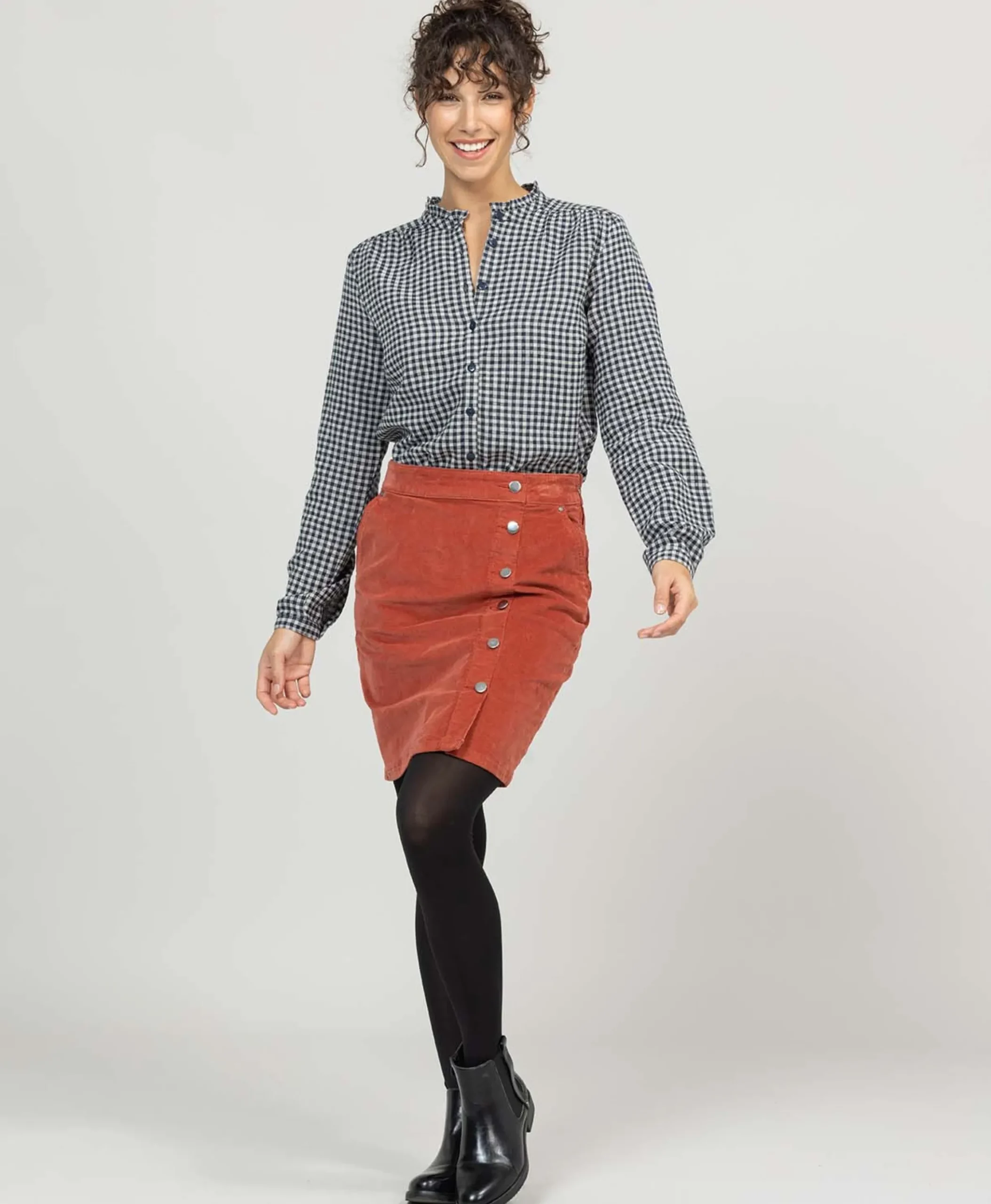 CHEMISE CHEMISIER ML CARREAUX BACONY