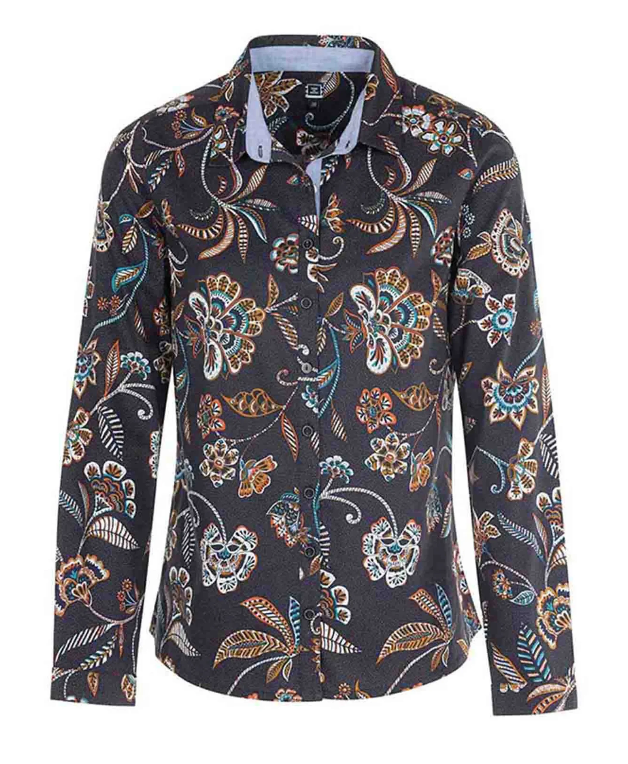 CHEMISE CHEMISIER ML IMPRIME BLEU NUIT GISEL
