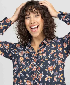 CHEMISE CHEMISIER ML IMPRIME MULTICO KETTI