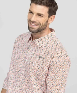 CHEMISE CHEMISIER ML IMPRIME ROUILLE FAIGO