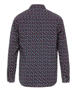 CHEMISE CHEMISIER ML IMPRIME INDIGO FORDO