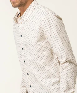 CHEMISE CHEMISIER ML IMPRIME GREGE CAPOA
