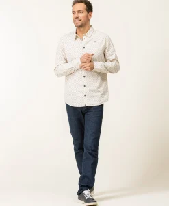 CHEMISE CHEMISIER ML IMPRIME GREGE CAPOA