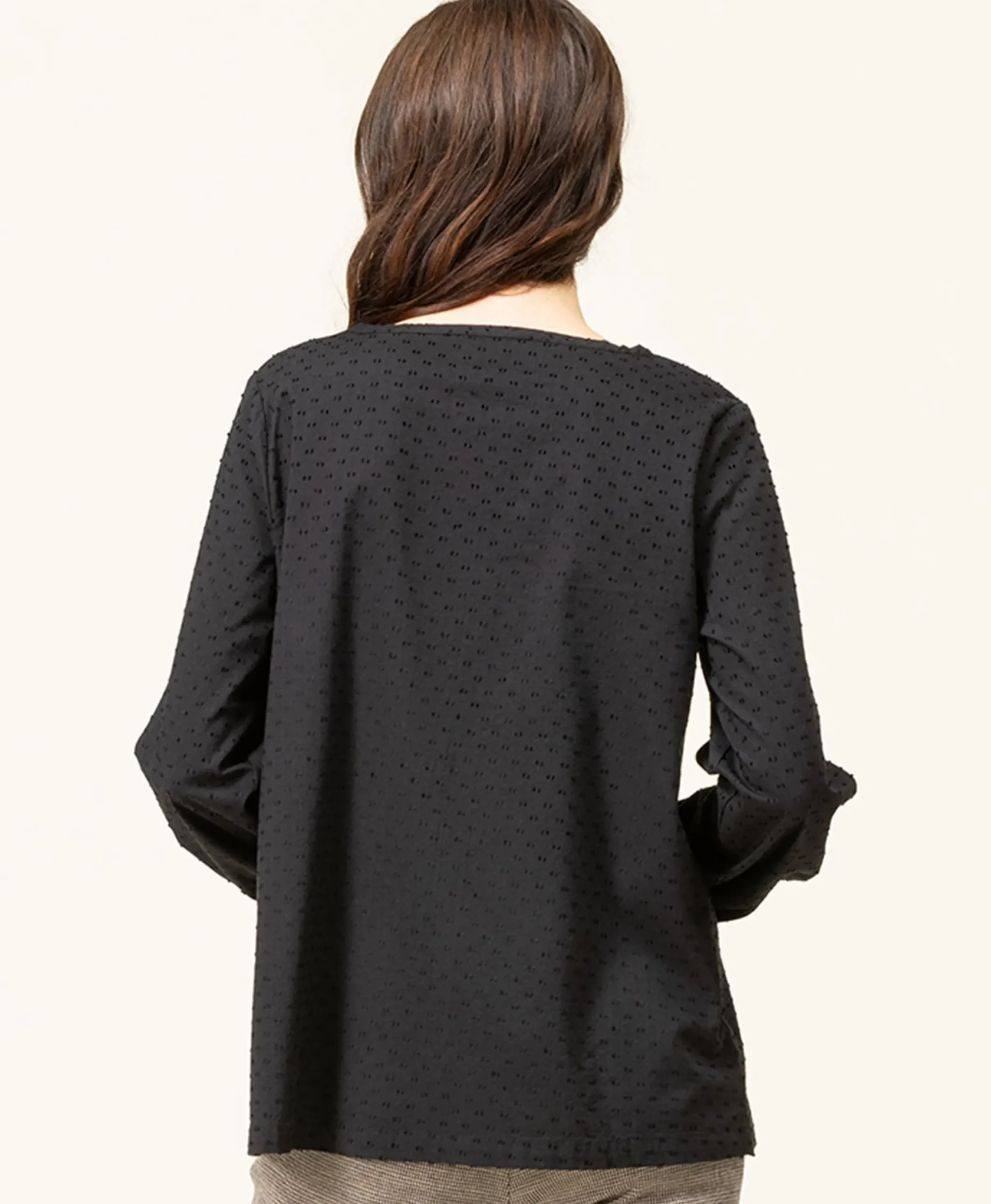 CHEMISE CHEMISIER ML NOIR CADRAT