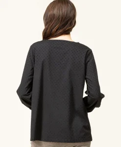 CHEMISE CHEMISIER ML NOIR CADRAT