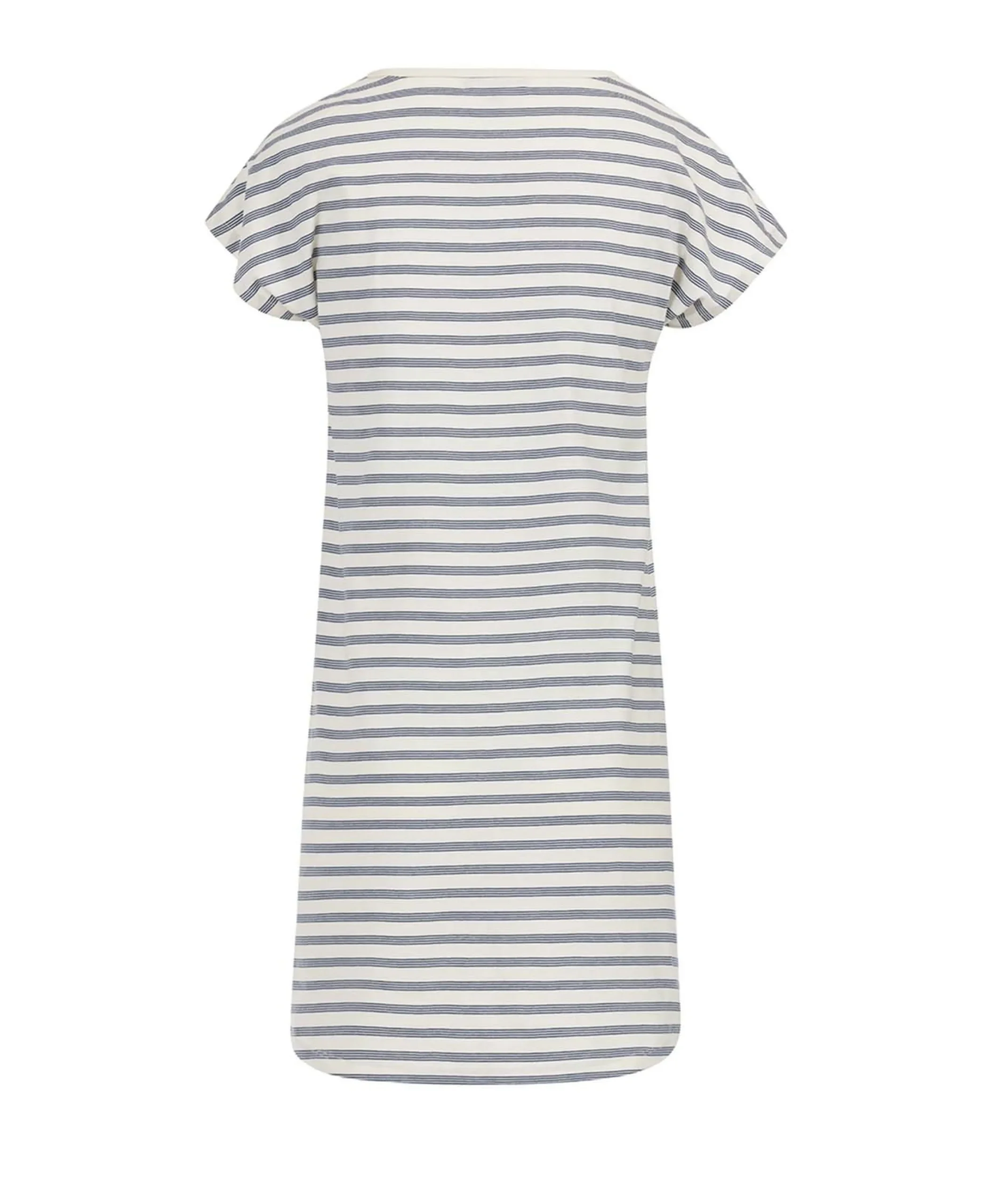 CHEMISE DE NUIT FOND NATUREL RAYE BLEU NAZARY