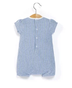 COMBICOURT RAYE BLANC / BLEU COUATCHA