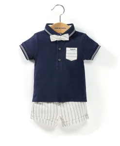 ENS SHORT + HAUT BLEU INDIGO CRICRI