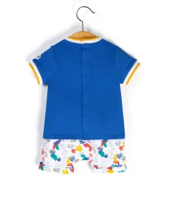 ENS SHORT + HAUT BLEU VIF LUBAROU