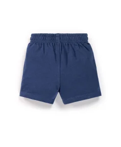 ENS SHORT + HAUT FOND BLANC RAYE BLEU RIKI