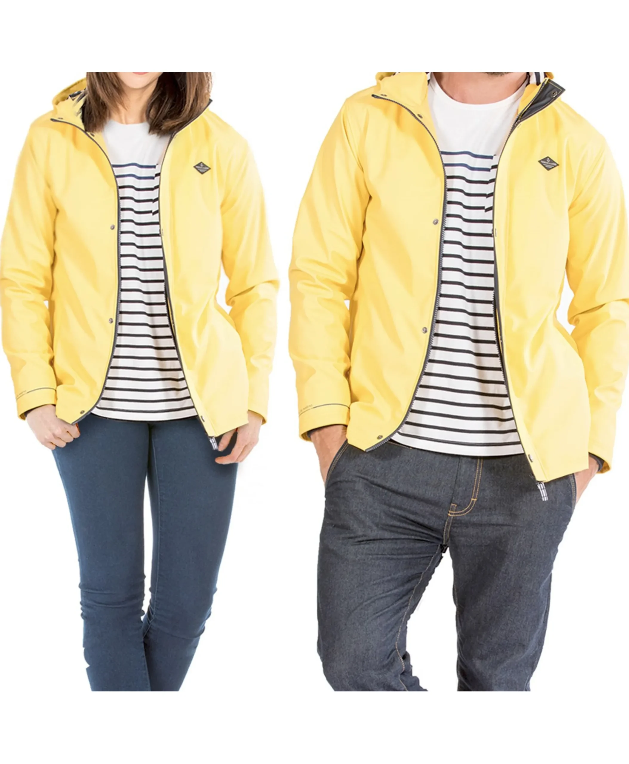 IMPER CIRE JAUNE MARIN TEMPETE