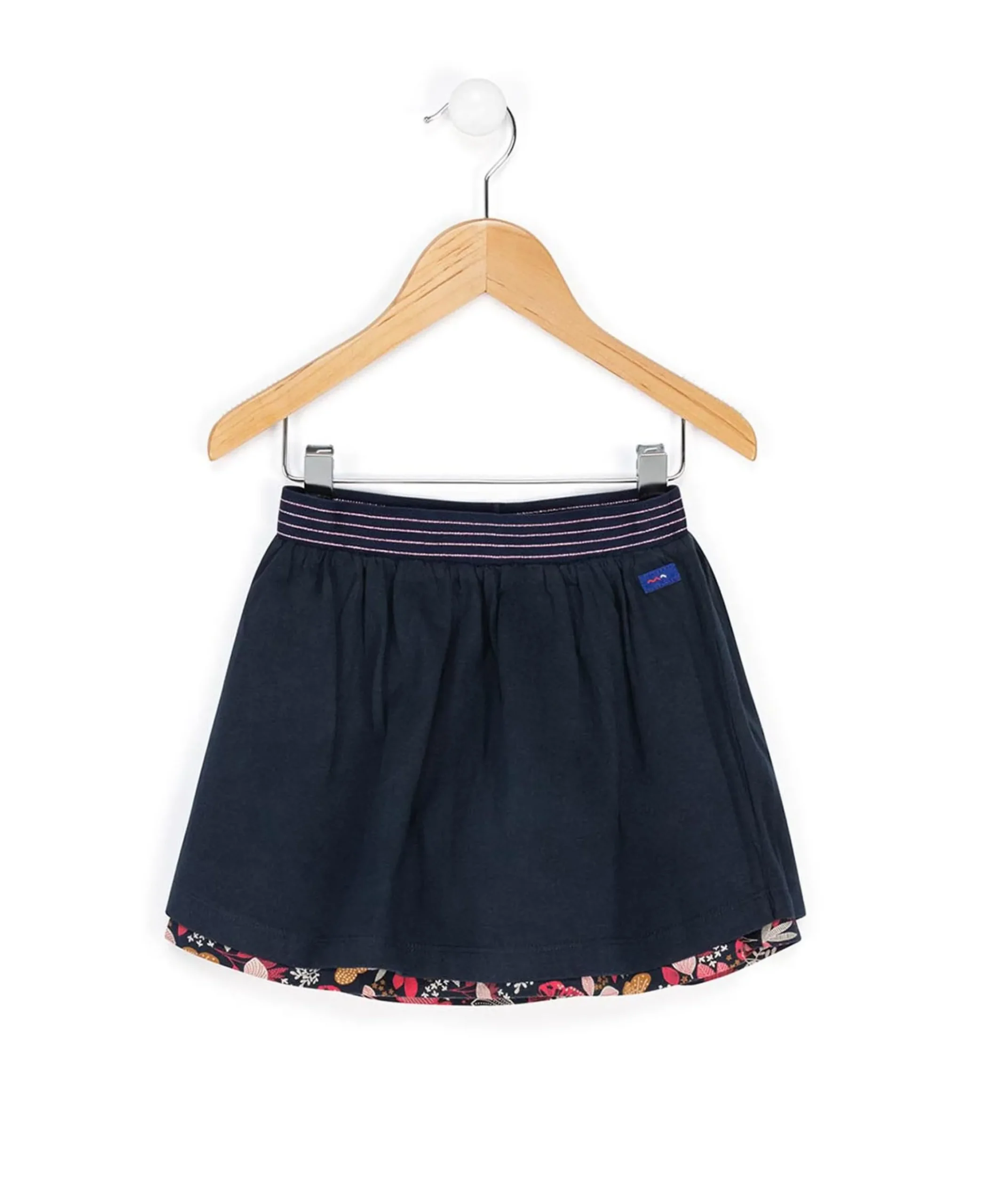 JUPE COURTE BLEU INDIGO BOUNA
