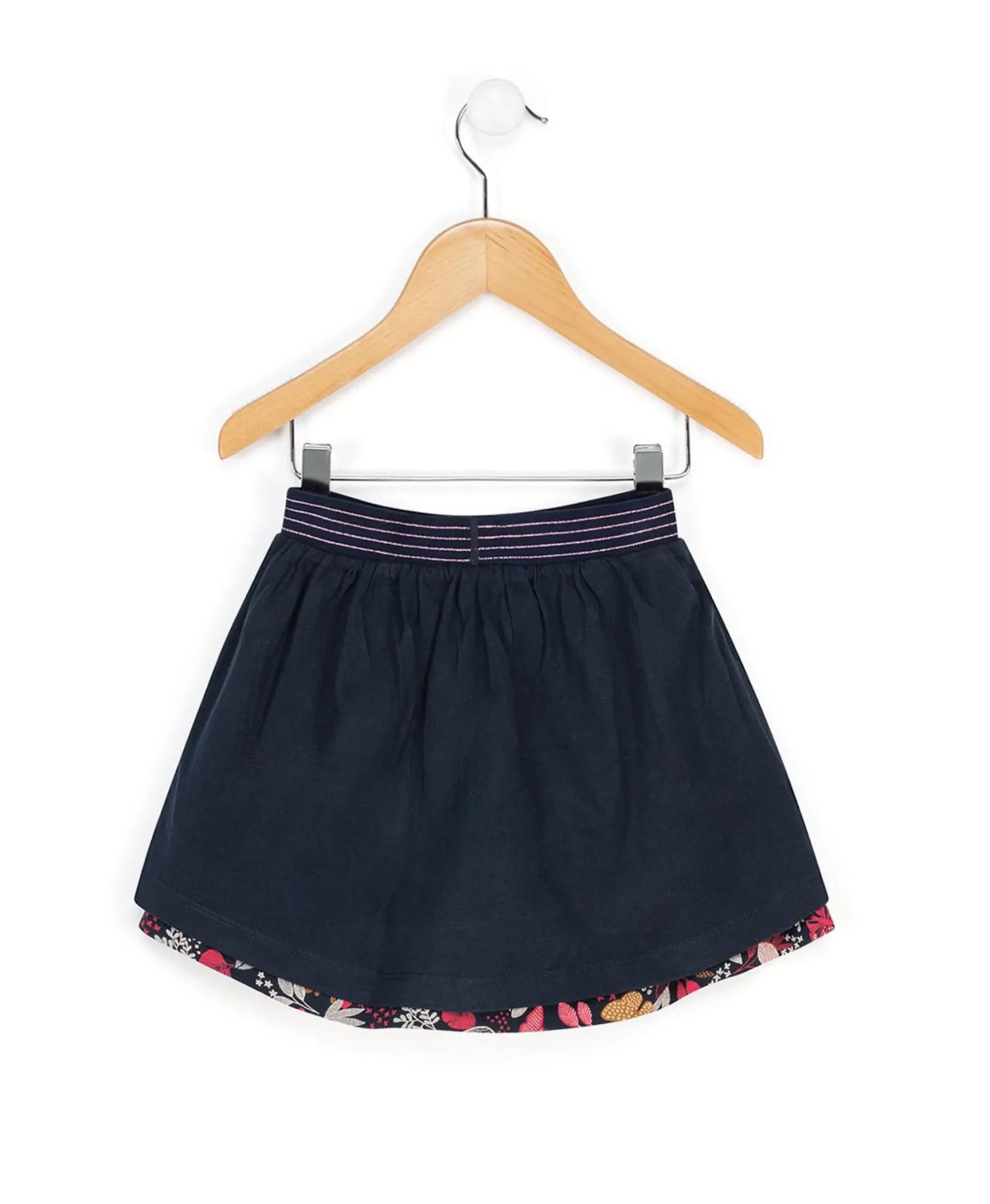 JUPE COURTE BLEU INDIGO BOUNA