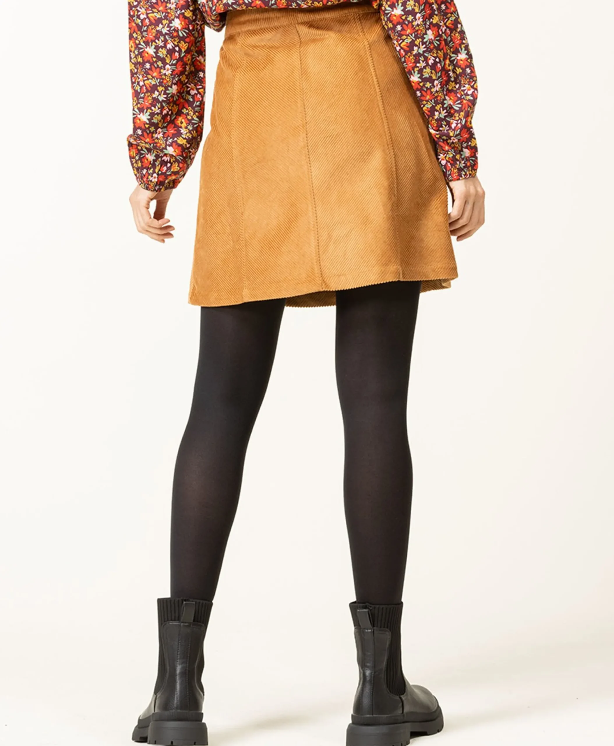 JUPE COURTE CAMEL JONCY