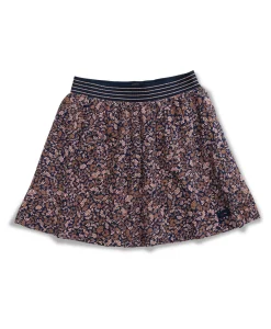 JUPE COURTE IMPRIME INDIGO JELOV