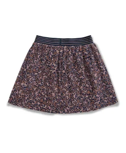 JUPE COURTE IMPRIME INDIGO JELOV