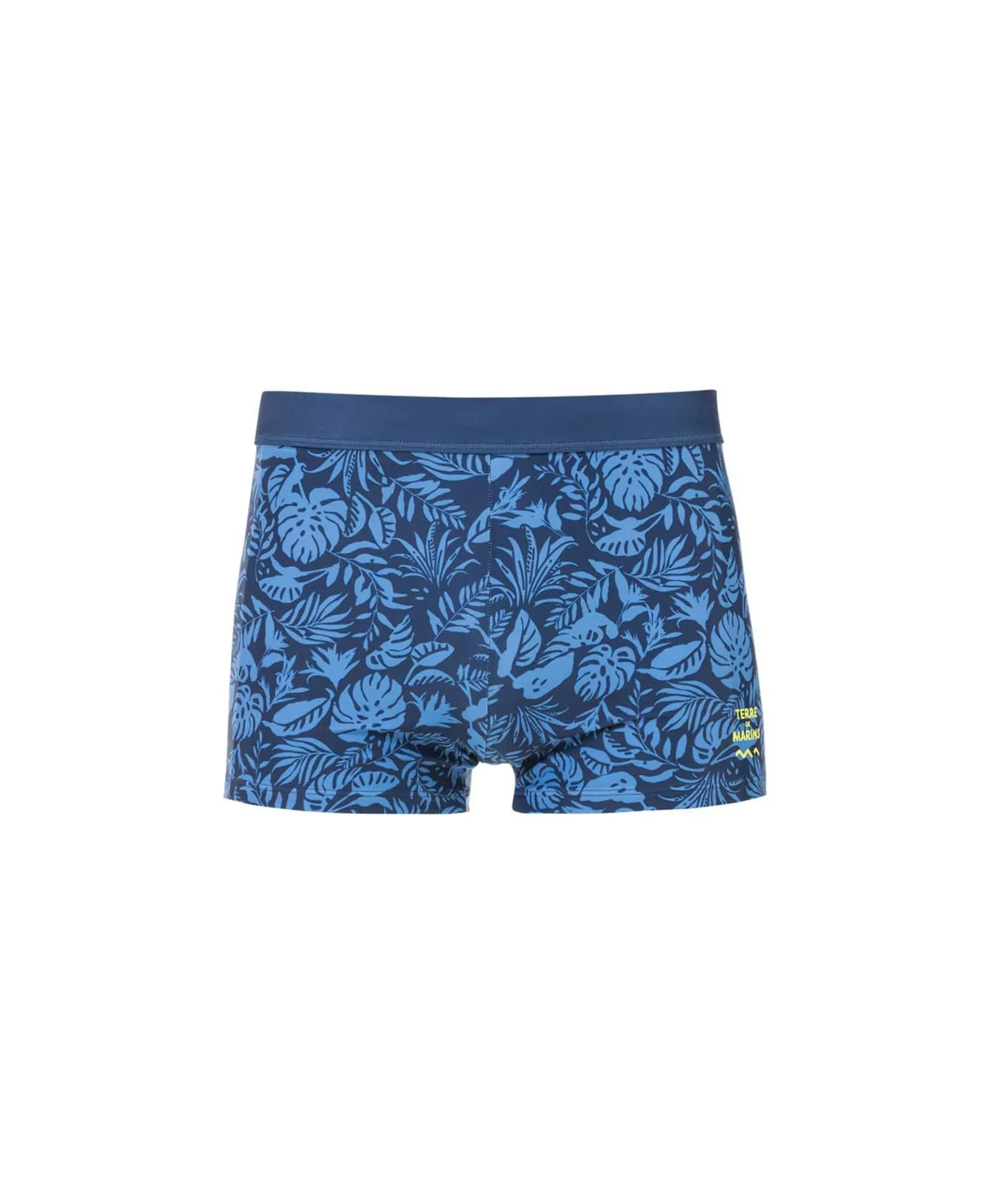 MAILLOT DE BAIN FOND MARINE IMP BLEU KALIBA