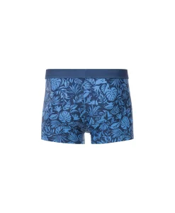 MAILLOT DE BAIN FOND MARINE IMP BLEU KALIBA