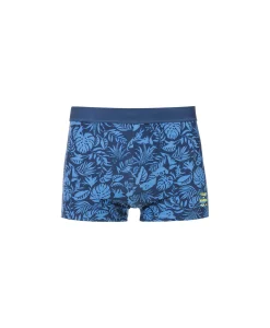 MAILLOT DE BAIN FOND MARINE IMP BLEU KALIBA
