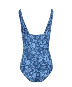 MAILLOT DE BAIN FOND MARINE IMP BLEU YLANAR