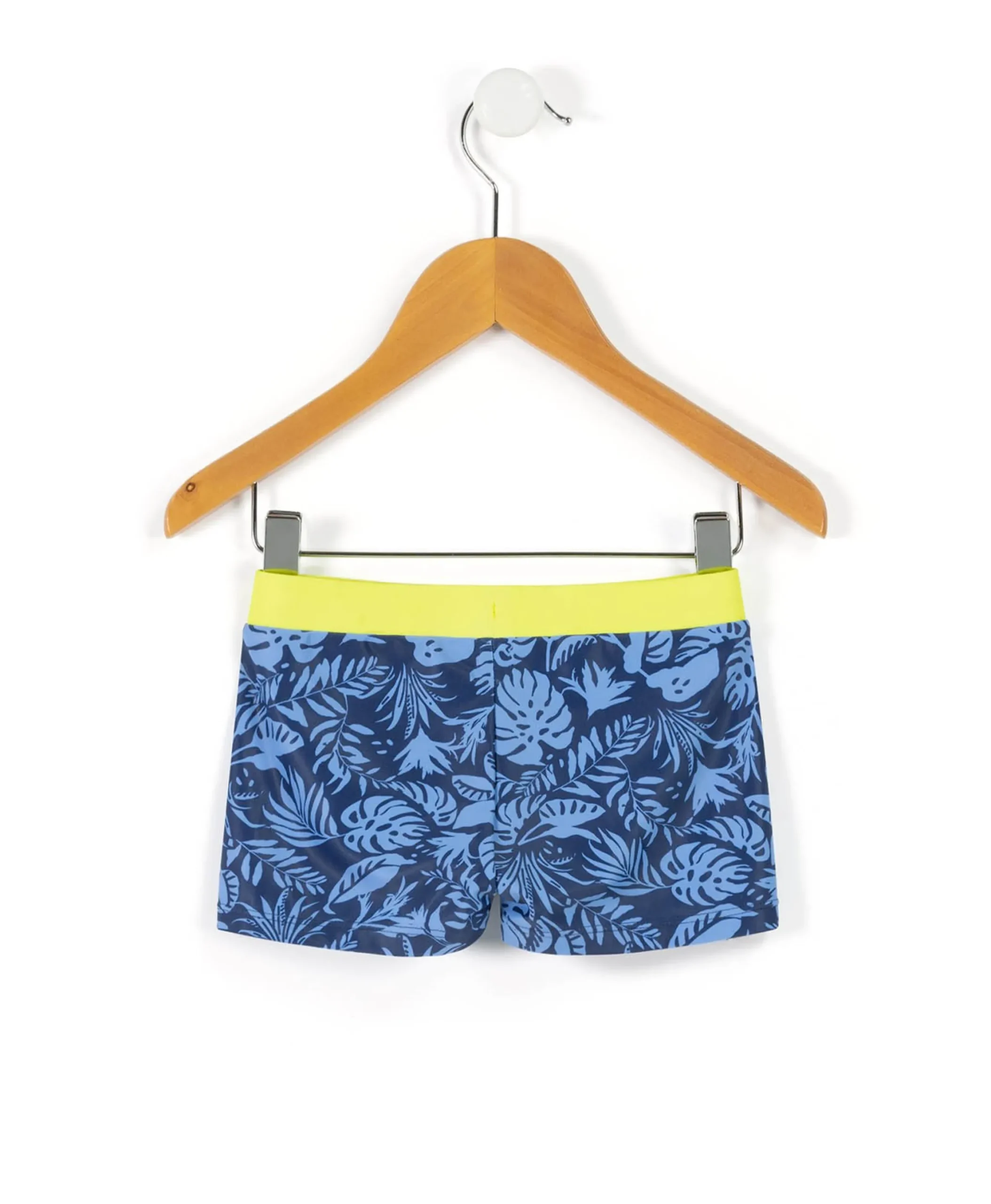 MAILLOT DE BAIN IMPRIME FOND BLEU YBOXI